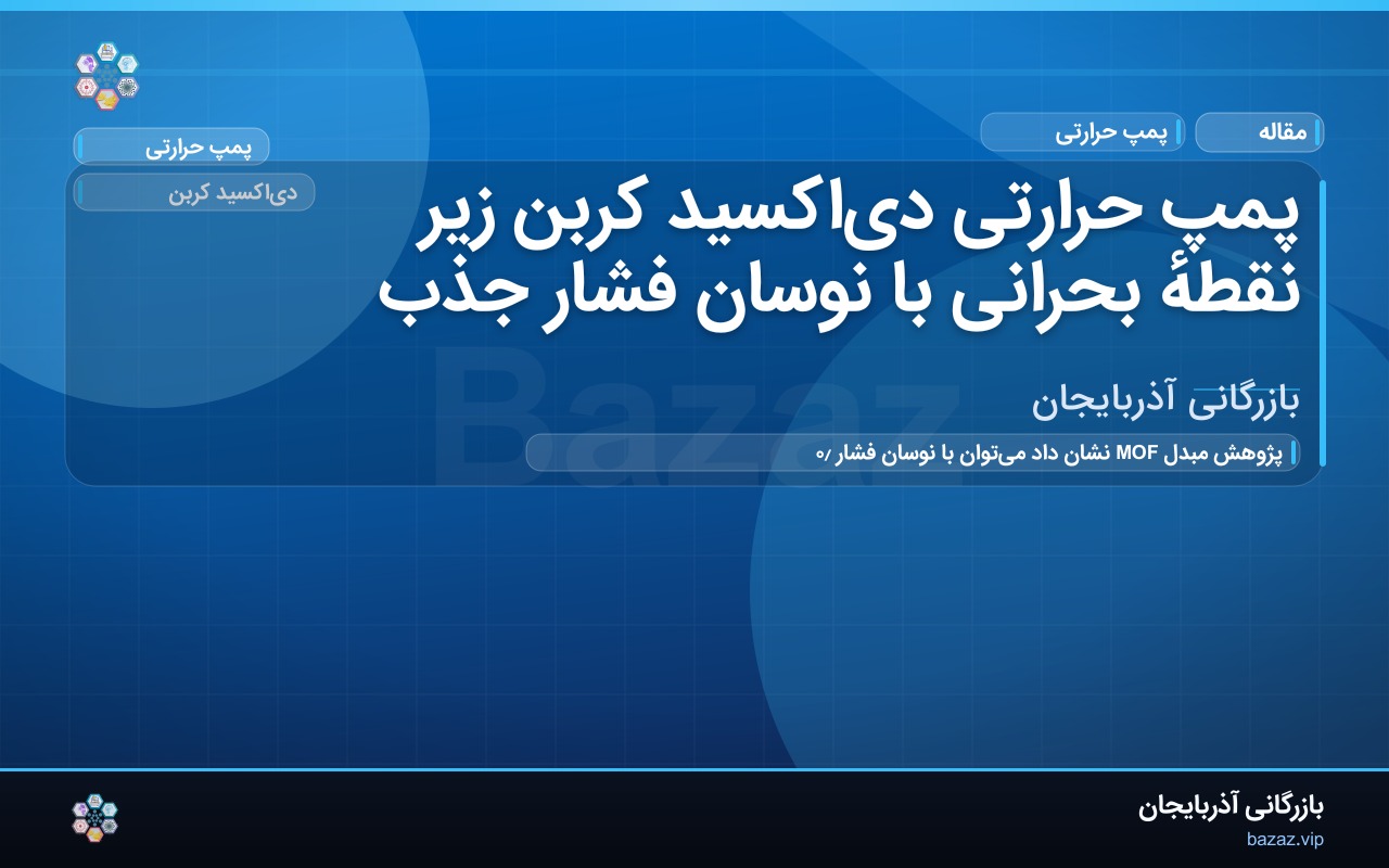 پمپ حرارتی دی‌اکسید کربن زیر نقطهٔ بحرانی با نوسان فشار جذب