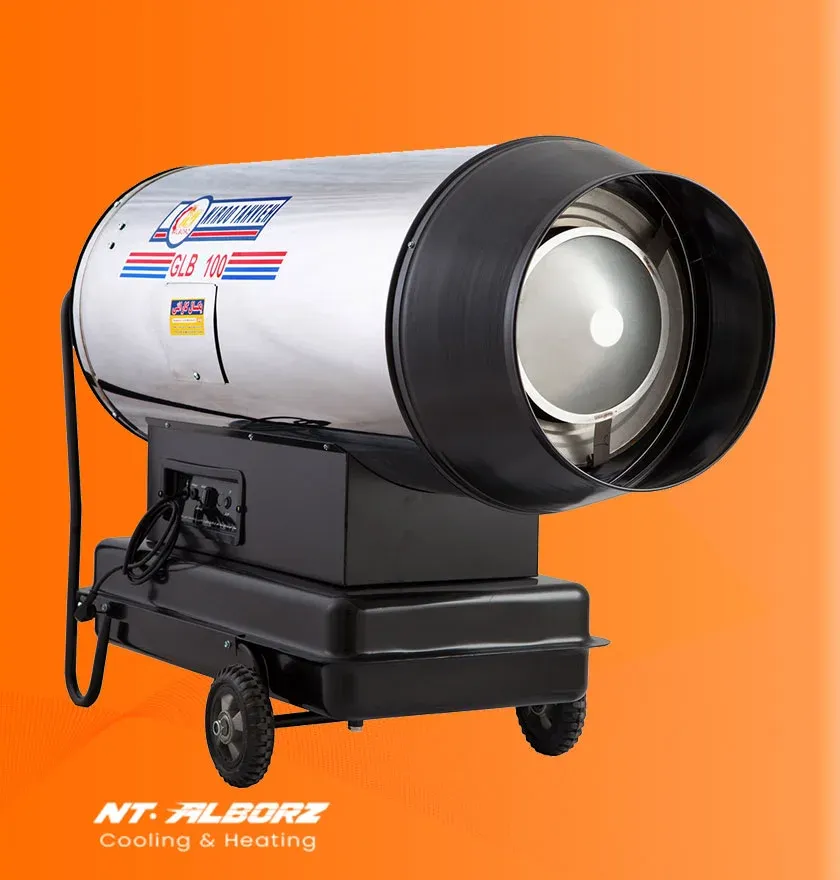 جت هیتر گازوئیلی باکدار GLB-100 نیرو تهویه البرز