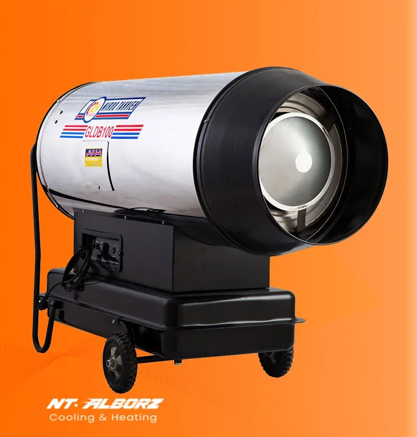 جت هیتر دوگانه سوز باکدار GLDB-100 نیرو تهویه البرز