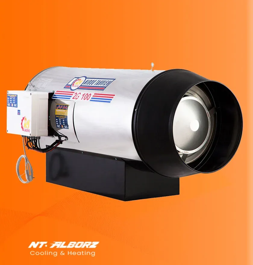 جت هیتر دوموتوره گازی 2G-100 نیرو تهویه البرز